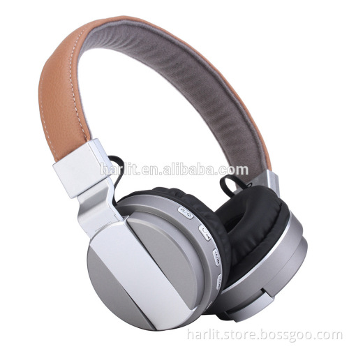 Foldable On Ear Stereo Wireless Bluetooth Headphone with Mic And Volume Control 3.5 mm Aux Jack